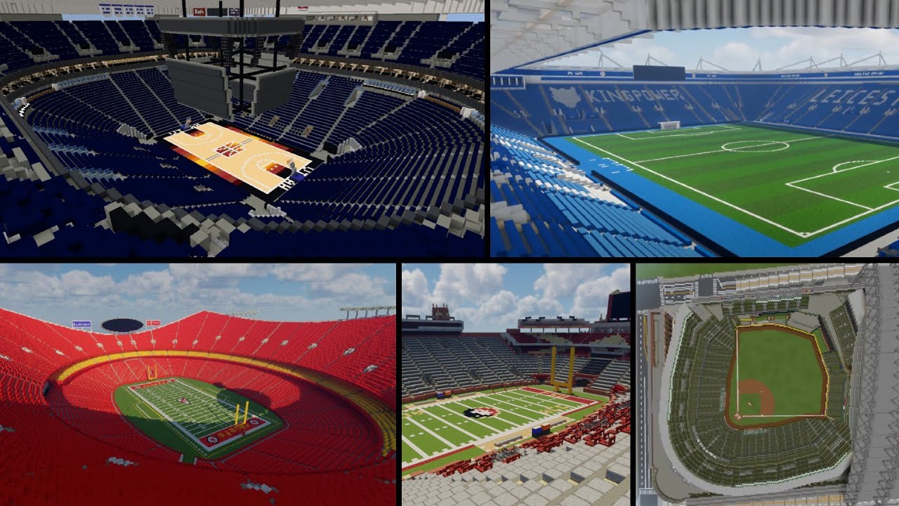 The BEST MINECRAFT STADIUMS Submitted by Viewers Like You! Viewers