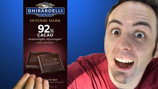 Лучший бренд темного шоколада? | Ghirardelli 92% Тест и обзор вкуса темного шоколада