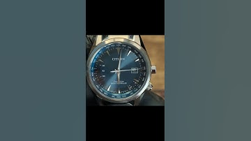 How to setup GMT city correctly on Citizen Radio controlled CB0250 & CB0270 #watch #citizen