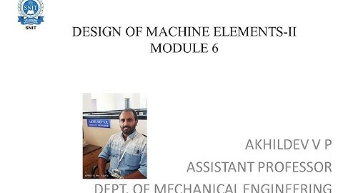 DME-II, Design Problem on Connecting rod.