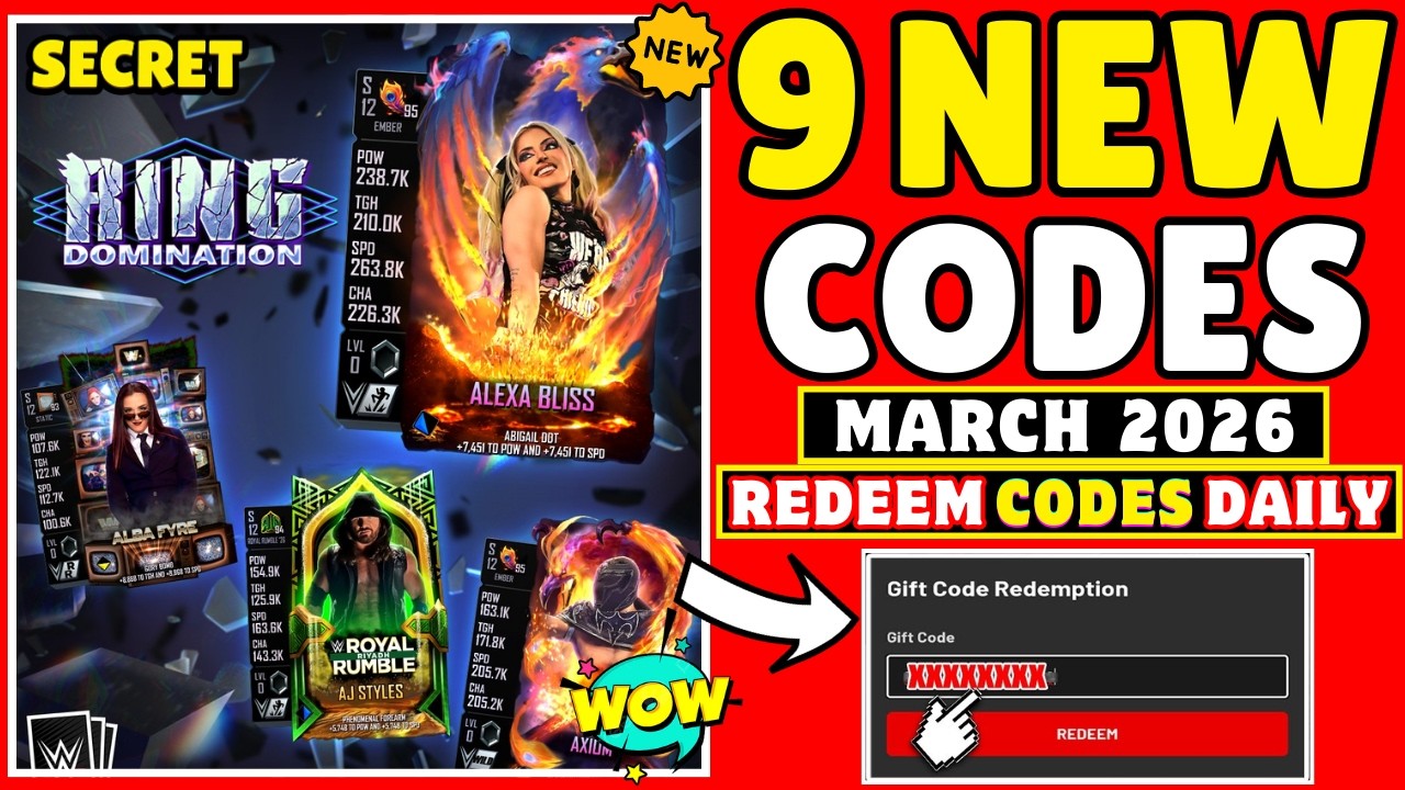 Qr Code Redemption ⚠️UPDATE NEW⚠️WWE SUPERCARD QR CODES & REDEEM CODES 2026 | WWE ...
