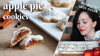 🍎 Homemade Apple Pie Cookies 🥧 NO BUTTER Easy Mini Apple Pies | Vegan Pie Crust \& Apple Pie Filling