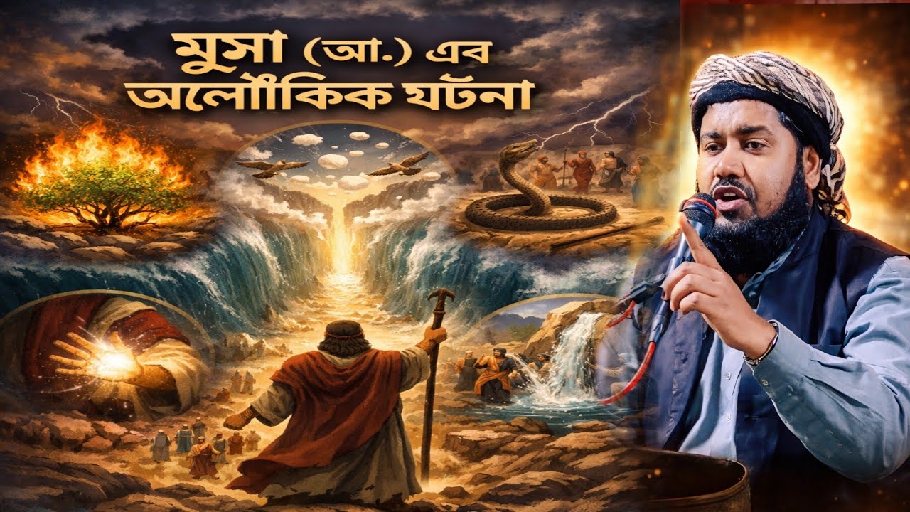 মুসা আ: স :এর জন্মের বৃত্তান্ত. একেবারে ফুল ঘটনা. ভালো না ইউসুফ আলীর নতুন জলসা.