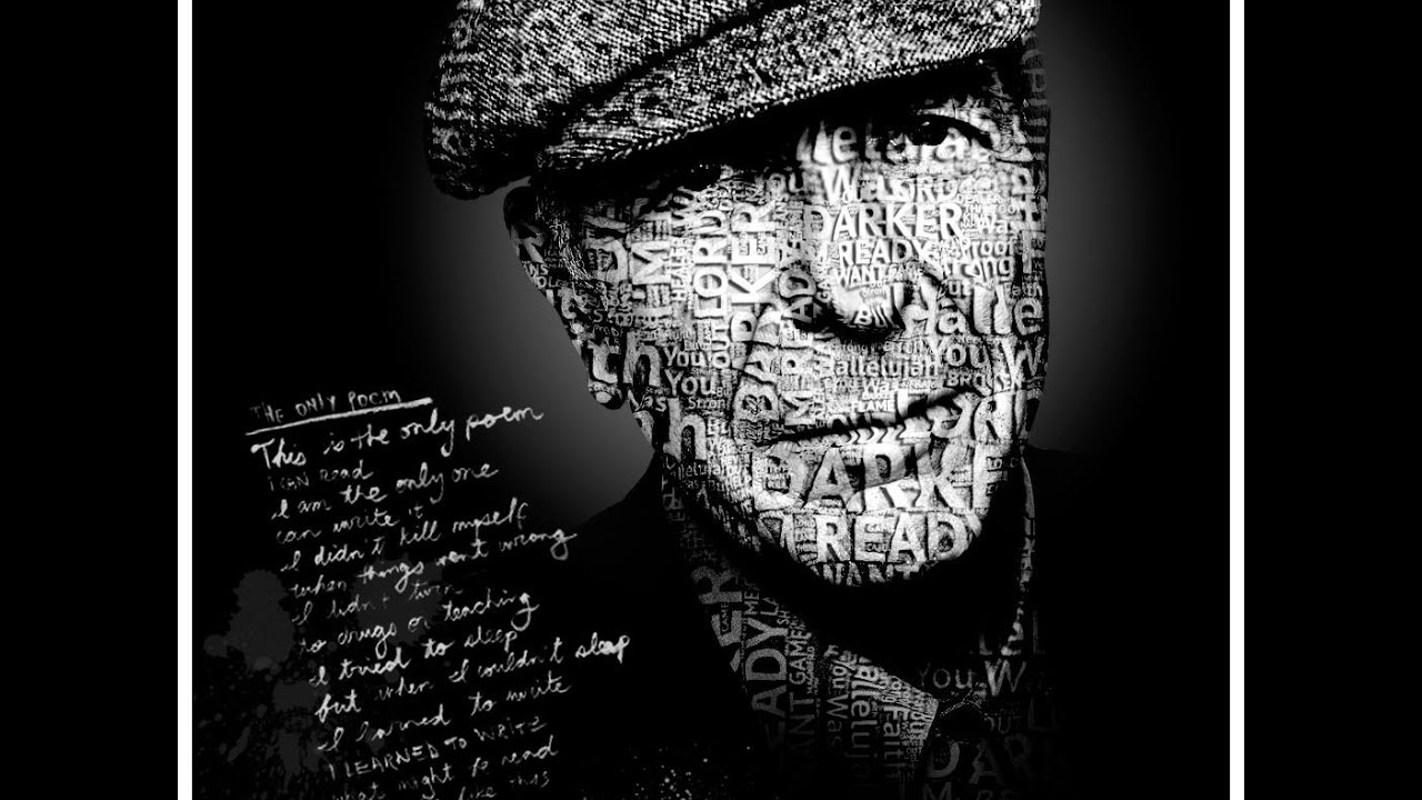 PHOTOSHOP BASICS - Leonard Cohen Tribute - Powerful Text Portrait - YouTube