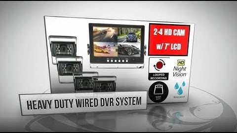 Top Dawg 2-4 Cam DVR System with Quad 7" LCD/DVR