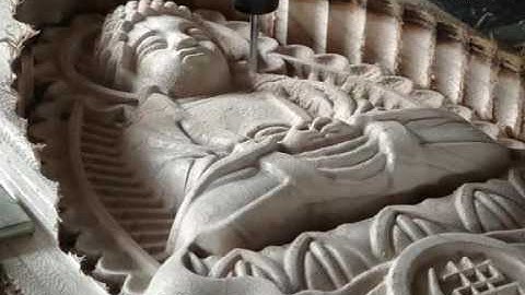 LINKCNC  CNC router machine  Buddha engrave work for 3D