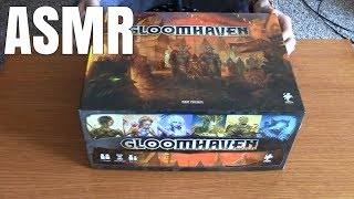 [ASMR] Gloomhaven - This Board Game Is AWESOME (Tapping, Unboxing, Whispering)