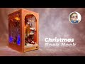 Christmas book nook magic  diy miniature crafts  cozy  fun holiday build