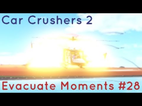 Car Crushers 2 Evacuate Moments 28 Youtube - roblox car crushers 2 energy core escape 8