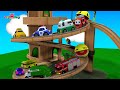 baby shark Baby songs Fire truck parking Tower slide transforming Play Nursery Rhymes &amp; Kids Songs
