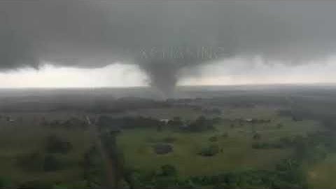 Tornado Canton,Tx. 29,may,2019. video drone
