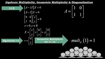 Shortcut for computing Algebraic and Geometric Multiplicity of Eigenvalue