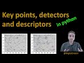 29  key points detectors and descriptors in opencv