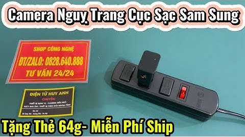 Cách Sử Dụng Camera Cục Sạc SamSung Chi Tiết , Camera Ngụy Trang Cốc Sạc SamSung Wifi Full4K