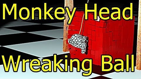 Monkey Head Wrecking Ball Blende3D