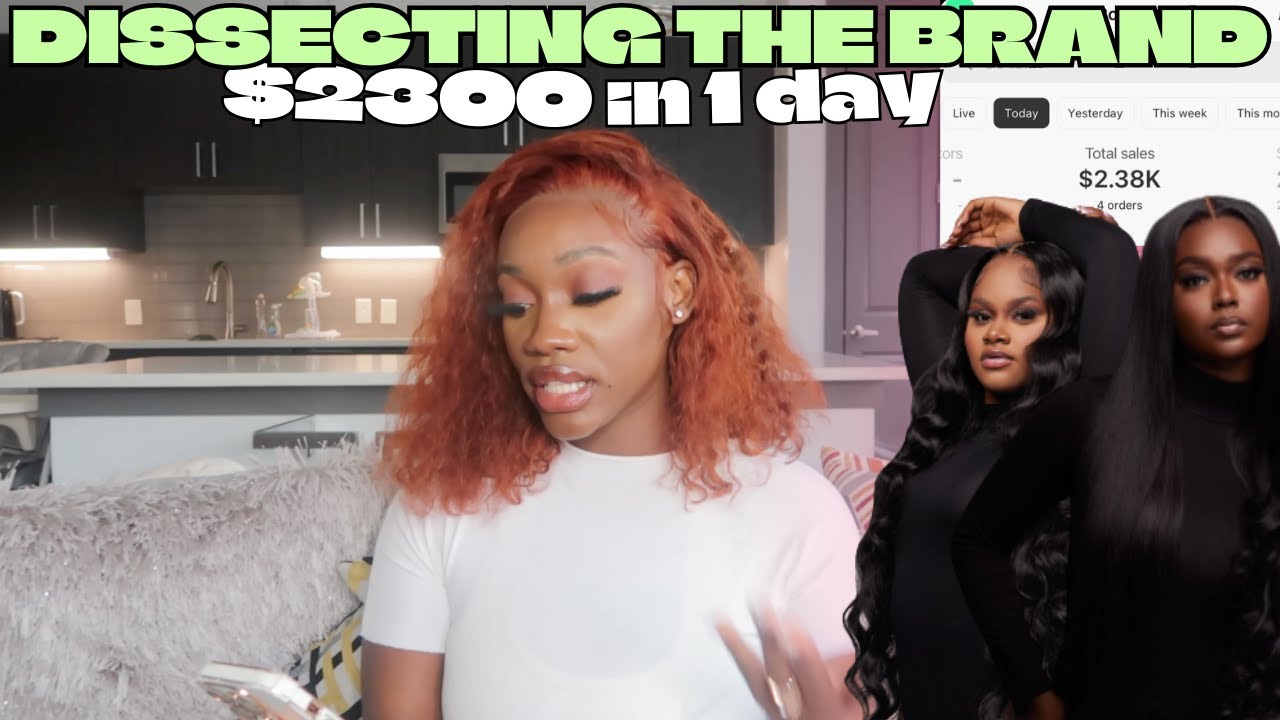 $2300 IN 24 HRS 😱 SELLING HAIR ON SHOPIFY