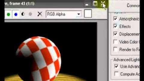 3D Studio Max - Lesson 12 - Rendering