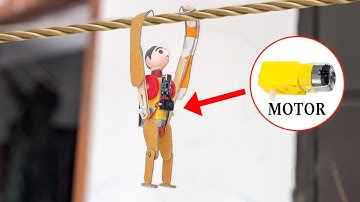 Make an Amazing Rope Climbing Robot | DIY Rope Climbing Robot