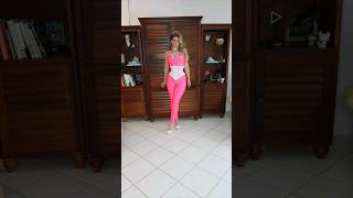 Pink Spandex Jumpsuit