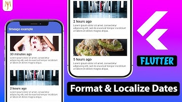 Flutter Tutorial - Format DateTime [2022] TimeAgo, Locales