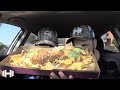 Eating Taco Bell "Party Pack Nachos"