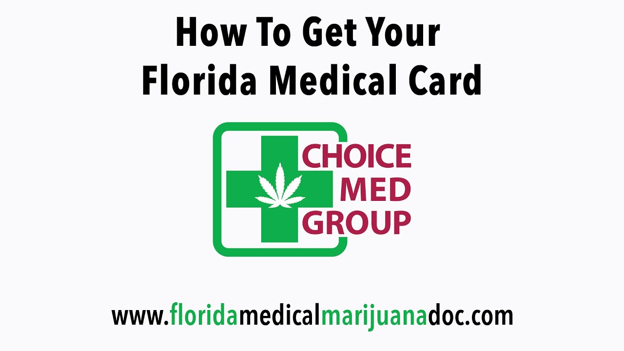Get Your Florida Medical Card YouTube