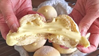 How to make my Japanese Cream Buns | When frozen become wonderful Ice Cream Buns!