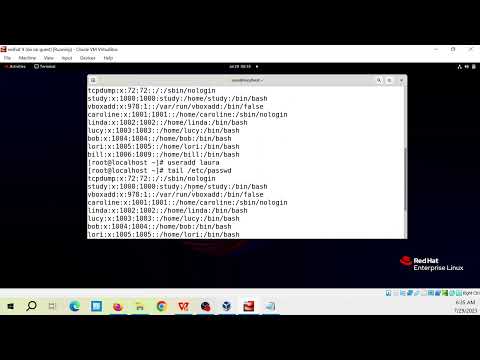 Linux Redhat lab: use chmod to manage basic permissions on Linux