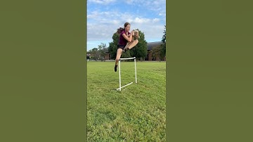 Kiara’s first time jumping over 80cm! #hobbyhorse