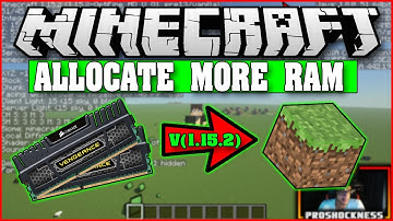 Minecraft More RAM | How To Allocate More Ram | v1.15.X | 2020 |