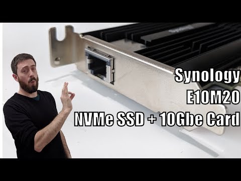 Synology E10M20 10Gbe + NVMe SSD PCIe Cache Card