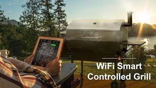 WiFi Smart Controlled Pellet Grill - Green Mountain Grills