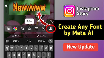 Create Instagram Story Fonts by Meta AI | Instagram Meta AI Story Fonts Update