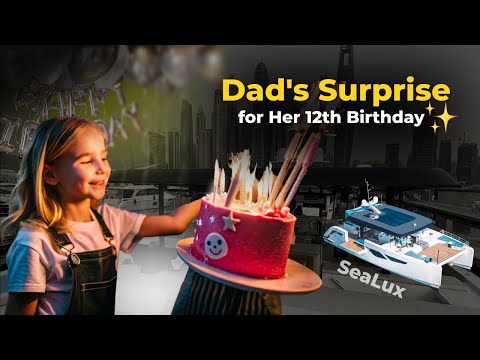 The Most Special Birthday for Daughter | Exclusive Luxury Yacht Dubai
