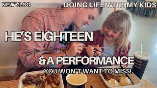 He’s 18 🎉 A Play 🎭 Good Food 🥘 Church 💒 Single Mom Of Five Busy Life 👩🏼