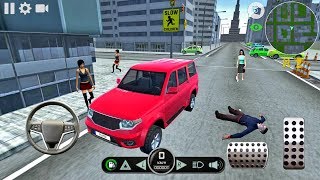 الطرق الوعرة باتريوت - CRAZY DRIVER! 🤣 متعة لعبة SUV - الروبوت اللعب screenshot 1