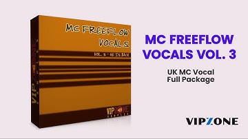 MC Freeflow Vocals Vol. 3 - Techno Vocal Samples - Vocal Pack - Voices VIPZONE SAMPLES #samplepack