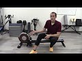 Rowing For Posture + Pain Relief - Merach Magnetic Rower Demo