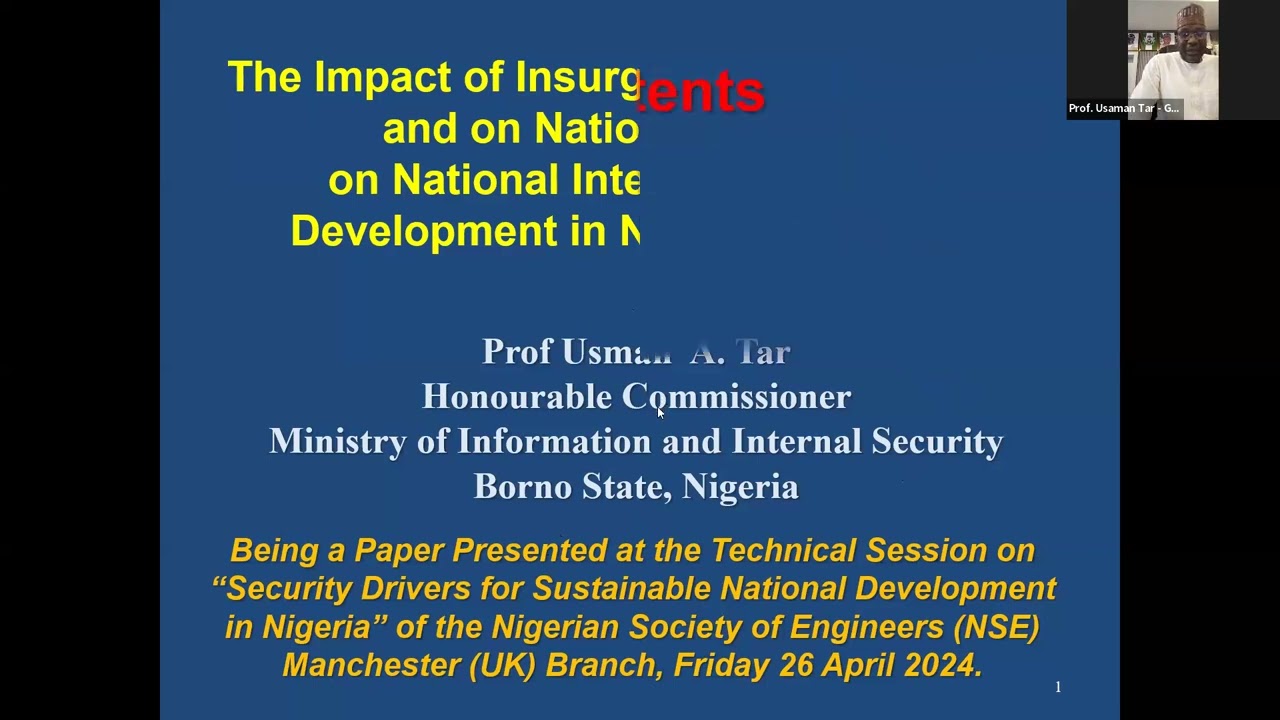 The Impact of Insurgency and Terrorism on National Security and Development in Northeast Nigeria