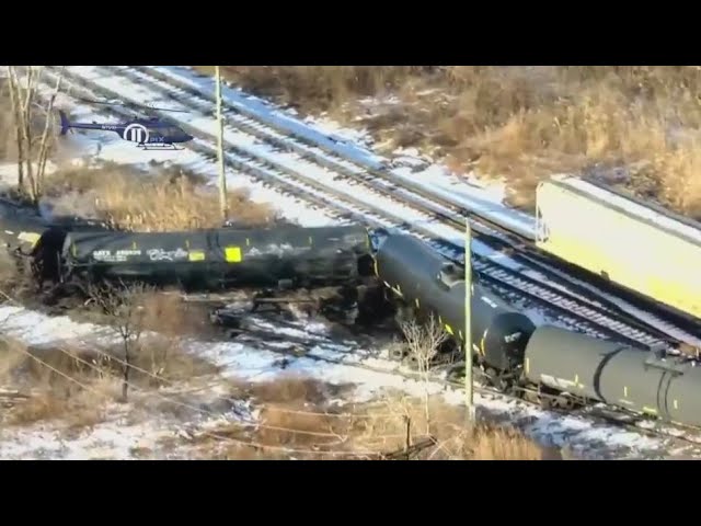 8 Tanker Cars Derail On Freight Train In New Jersey