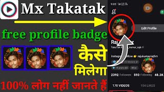 mx takatak angeloneforall profile badge || mx takatak free profile frame || MxTakatak profile badge