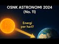Pembahasan Soal OSNK Astronomi 2024 (No. 11) - Energi yang diterima Bumi tiap hari
