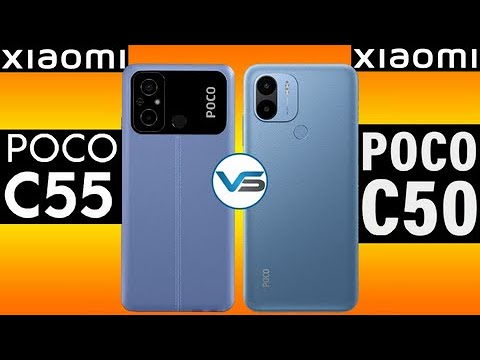 Xiaomi Poco C55 VS Xiaomi Poco C50 | Xiaomi Poco C50 VS Xiaomi Poco C55