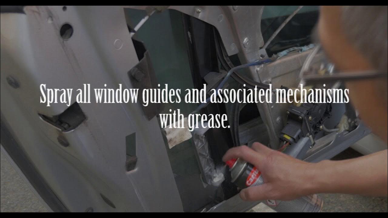 HOW TO FIX SLOW SQUEAKY CAR WINDOWS AUDI TT 1.8 2001 MARK 1 UK