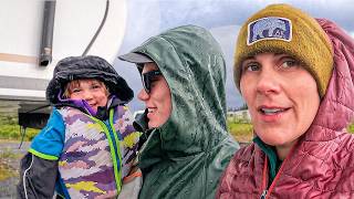 RAINY Alaska Fishing & Birthday Celebrations at Camp