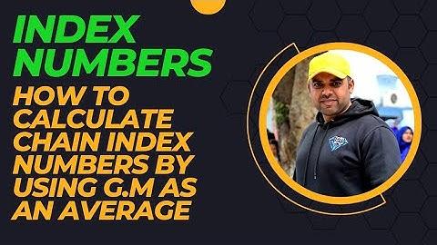 How to Compute Chain indices using GEOMETRIC mean as an Average? Q # 17 Ex # 5.1 #ICOM #INDEXNUMBERS