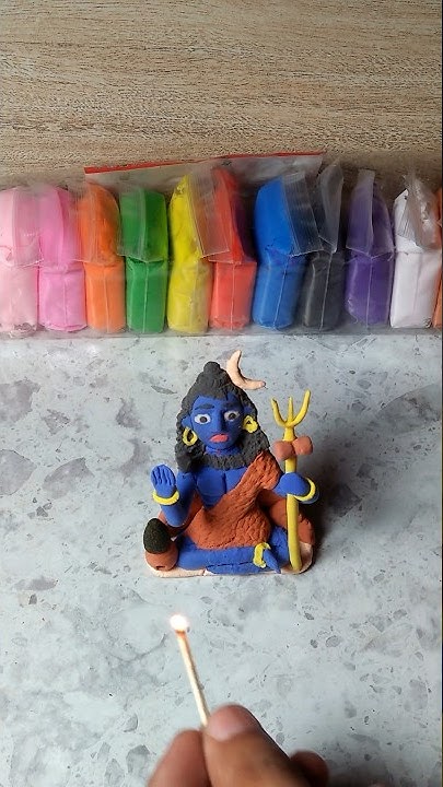 Shiv ji Making || Diy Clay Smoking Foundation Shivling Tutorial #shorts ...