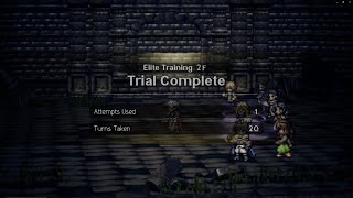Octopath COTC - Elite Tower Floor 2 Stable 1 Team Clear (20T)