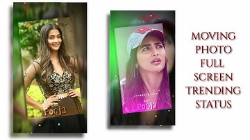 Trending Moving Photo Full screen Whatsapp status editing | Kinemaster video editing |Blank Template
