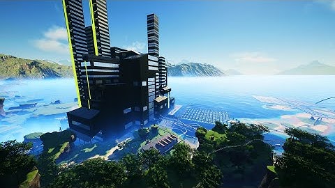 Satisfactory - Giant Ballistic Warp Drive Megafactory